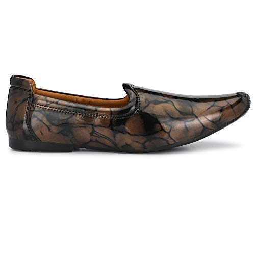 Image of Vellinto Leather Royal Look Patent Leather Shoes for Men | Men's Comfortable Patent Leather