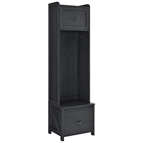 Ameriwood Home Farmington Entryway Storage Cabinet, Black Oak #TOP15