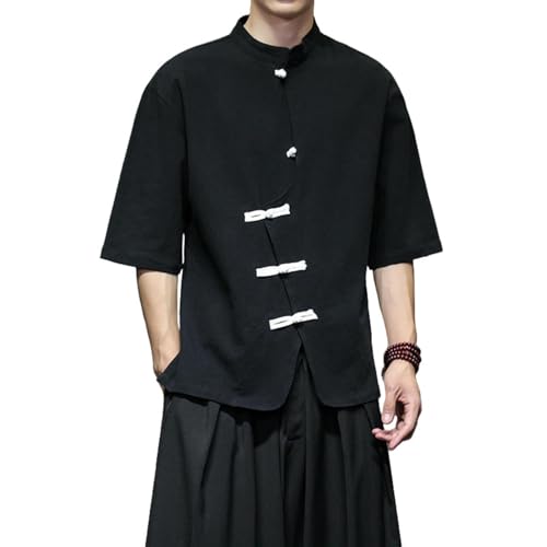 Chemise homme manches courtes style chinois pour vos vacances