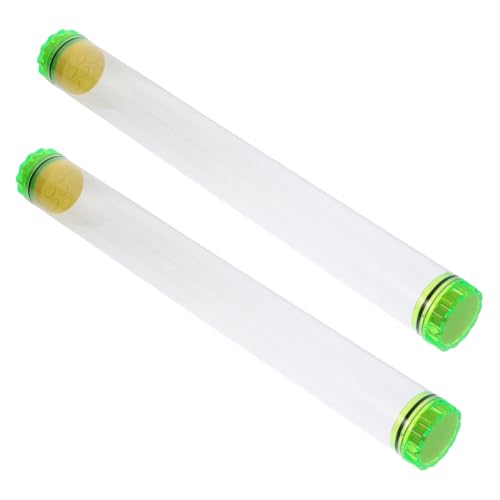 BESPORTBLE Outdoor Fishing Tool 2pcs Floats Tubes Fishing Floats Holder Transparent PVC Easy to Use