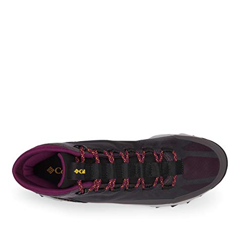 Columbia mens Flow Borough Mid Hiking Shoe, Dark Grey/Bright Gold, 11 US