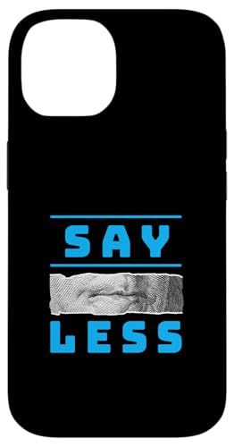 Blue Color Say Less-v3 �u���[�O���t�B�b�N �X�}�z�P�[�X iPhone 14 �p