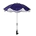 T TOOYFUL Strand Sonnenschutz Regenschirm Für Kinder Kinderwagen - Lila, 68 x 65 cm