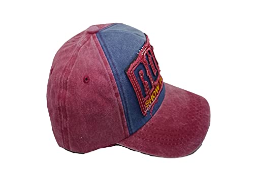 Image of Adjustable Soft Cotton Denim Cap for Men Women Baseball Vintage Washed Distressed Hats Adjustable Stylish Cap Regular Fitted