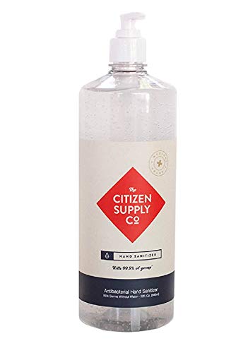 The Citizen Supply Co. â€“ Hand Sanitizer Gel â€“ Medical Grade â€“ Contains 70% Ethyl Alcohol - Kills 99.99% of Germs - Made in the USA (32oz Refill)â€¦