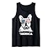 American Flag Merica French Bulldog 4th Of July kids women Tank Top