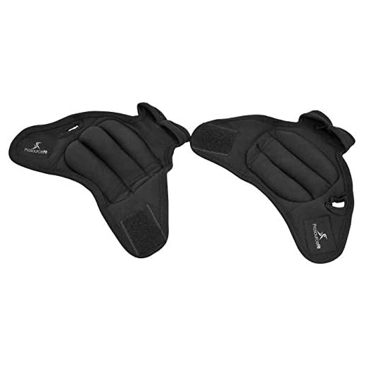 ProsourceFit Weighted Gloves - Black