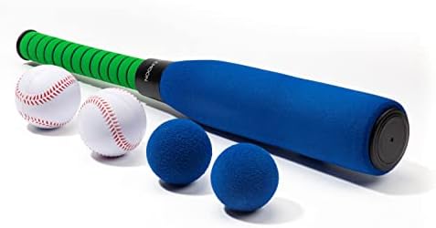 Lemito 22 Inch Foam Kids Sports Baseball Bat Set+ 4 Soft Balls + Storage Bag Included, for Kids Toddlers Youths 3-5 Hitting Indoor Outdoor Playing
