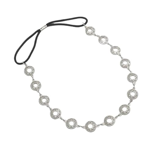 pureza Boho Crystal Bride Headdress - Fashionable Head Chain Jewelry for Weddings(Color5)