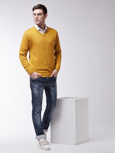 Image of Pivl Men's Winter V Neck Solid Sweaters ||Winterwear||
