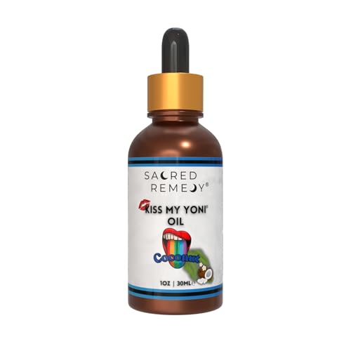 Loción corporal de aceite de coco Kiss My Yoni para masaje post ducha