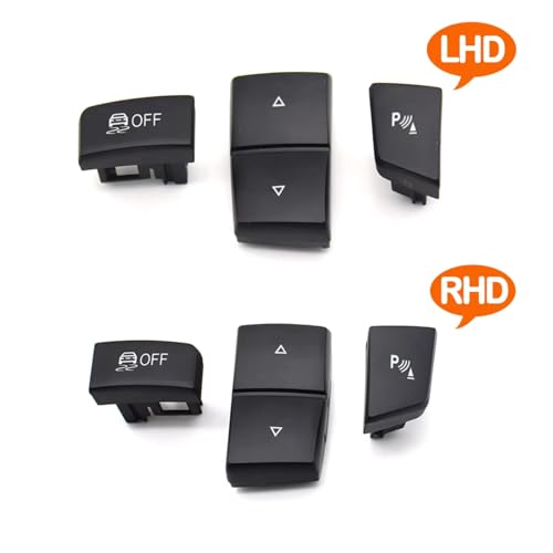 Botón interruptor de aparcamiento radar LHD para BMW Serie 5 F10 F11 F18 Tipo C 6