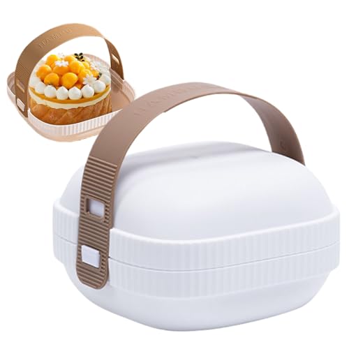 Contenedor de hamburguesa - Contenedores de pastel sándwich reutilizables, caja portátil para llevar, embalaje de sushi, caja de almacenamiento para bollos de hamburguesa para picnics de camping en