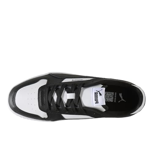 PUMA Puma Women's Carina Street, Puma White-Puma Black-Puma Black, 8