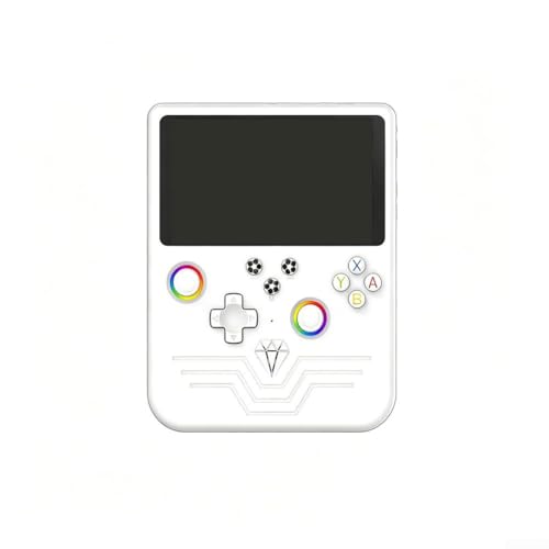 Consola de juegos portátil retro R60MAX: más de 20000 juegos, pantalla de 5 HD, diversión portátil (blanco)
