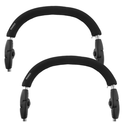 ROMIRUS Barra de seguridad Para Universal Carriolas y Cochecitos, Tela oxford, Paquete de 2