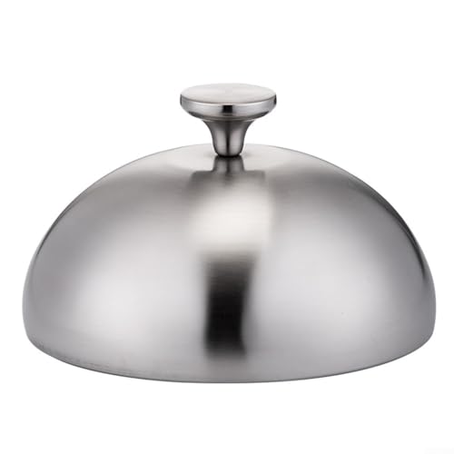 Coperchio a cupola in acciaio inox per cucinare e proteggere gli alimenti, adatto per barbecue, cucina casalinga e riunioni all'aperto (30 cm)