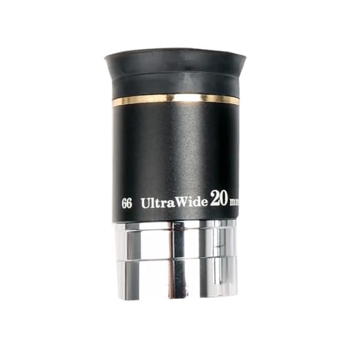 Ocular de telescopio 66 grados con gran angular UW20 de 20 mm para astros 5