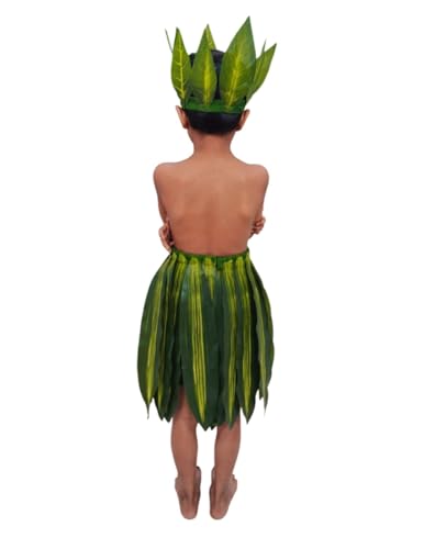 Image of BookMyCostume Tarzan Mowgli Jungle Book Cartoon Character Kids Fancy Dress Costume for Boys