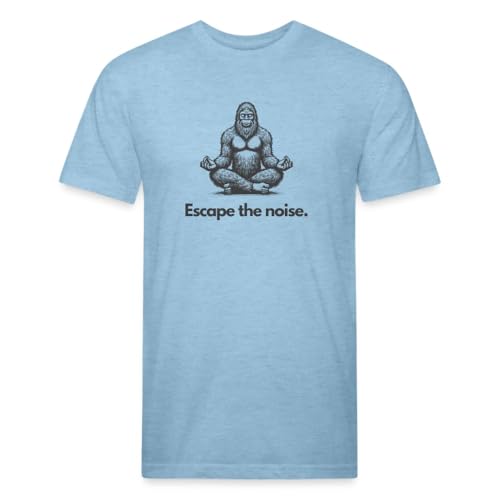Escape The Noise (Bigfoot) Shirt for Men and Women Premium Graphic Tee Mountain T-Shirt3