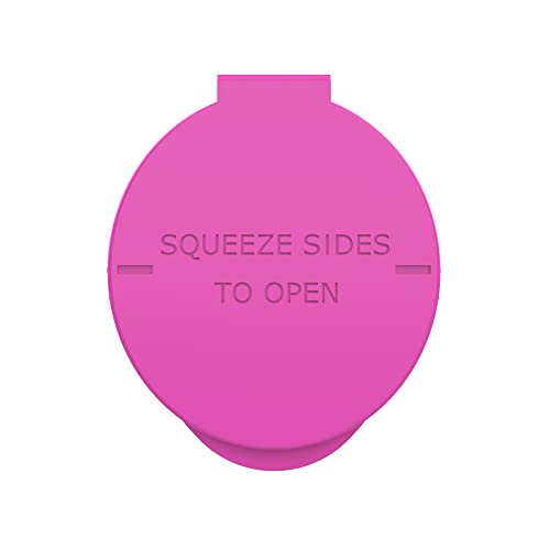 Image of 116mm CR Plastic Packaging Pop Top Tubes - Child Resistant Travel Holder Vial Containers - 500 Qty (Pink)