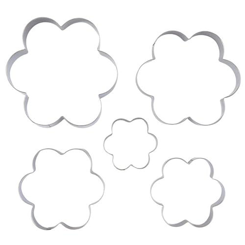 Kit de cuisson pour biscuits avec moules et emporte-pièces fleurs pour sablés parfaits - 4