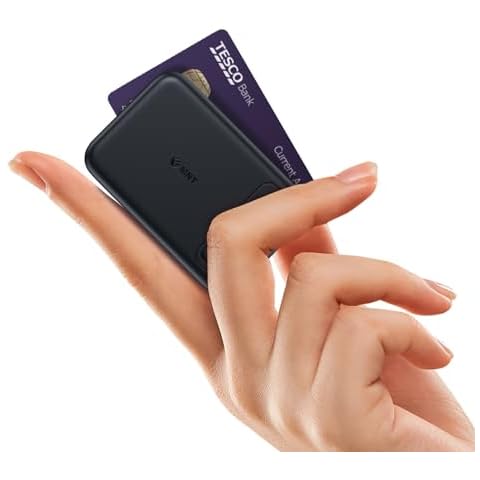 EMNT Mini Magnetic Portable Charger for iPhone,5200mAh Power Bank with Built-in Cable/Metal Stand, Battery Pack Compatible with iPhone 14/13/12/11 Pro/Max/X/8/7/6 etc Cover