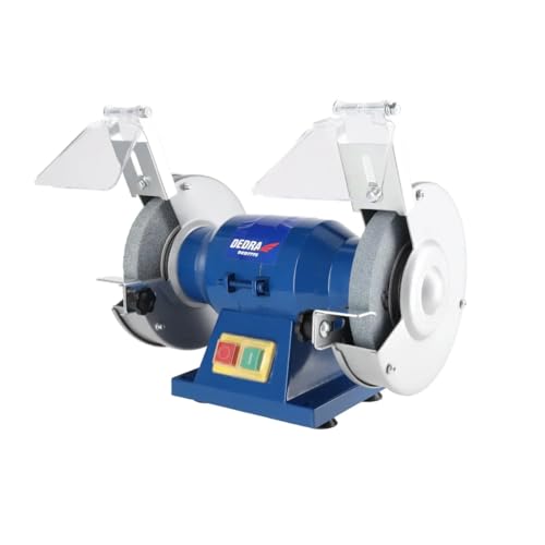 Touret à Meuler – Puissance 150W – Meules 125mm – Idéal pour Affûtage de Couteaux, Ciseaux et Burins – Stable, Robuste avec Carter Métallique et...