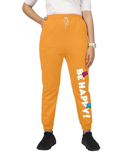 Image of KYDA Kids Girls Loose Mid Rise Cottonblend Printed Track Pants (Pack of 1)