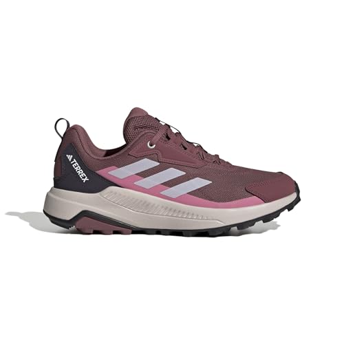 adidas Damen Terrex Anylander Hiking Shoes Wanderschuhe, Burgundy/Silver Dawn/Pink Fusion, 39 1/3 EU