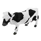 Estimula la curiosidad: a los a aprender sobre los animales, promoviendo el juego educativo y el descubrimiento, figura de vaca, mini figuras de ganado