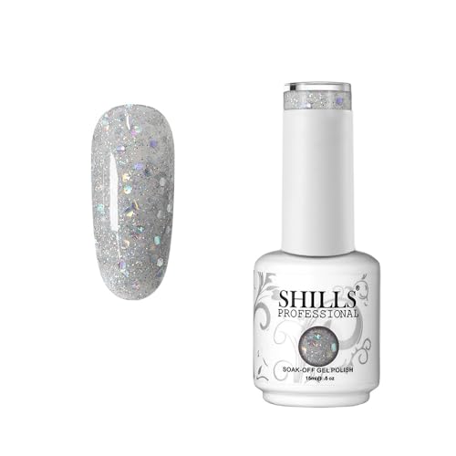 Image of SHILLS PROFESSIONAL Uv /Led Soak Off Glossy Finish Nail Polish Nail Art Nail Polish Color Shade 227, 15 Ml
