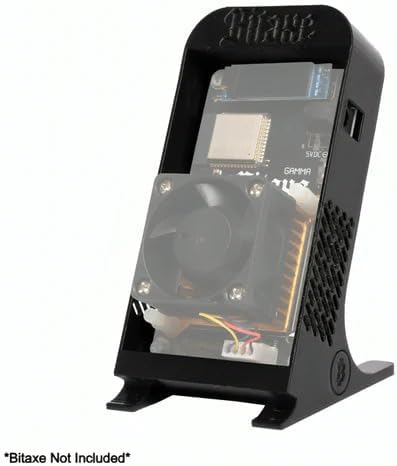 Bitcoin Merch - Bitaxe Standing Case (Black)