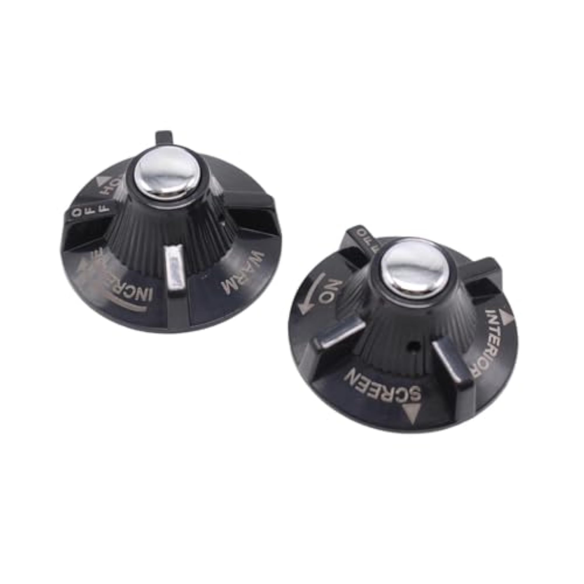 2Pcs Heater and Air Control Knobs for 1965-1974