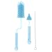 TOYANDONA 1 Ensemble Silicone Brosse À Long Manche Nettoyant Biberon Alimentation Mamelon Gommage Brosse Laveuse De Bouteilles De Lait pour Bouteilles Deau Gobelets Hydro Flacon