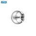 PATIKIL M5x10mm Ball Nuts Knob, 4 Pack Female Thread 304 Stainless Steel Round Blind Hole Screw Cap Cover for Lighting Machinery DIY Decoration Silver