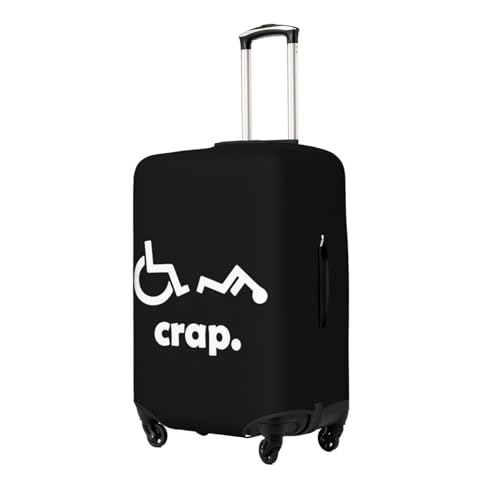 Crap Handicap Funny Wheelchair Travel Luggage Cover Suitable for 18-32 Inch luggage2