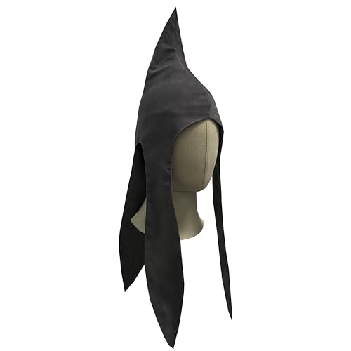 Uyecos Medieval Coif Cap Thrace Warrior Hood Cowl with Ear Flaps Grey