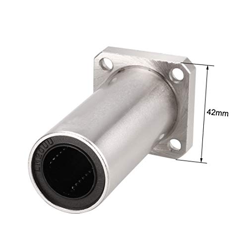Sourcingmap LMK20LUU 20mm Inner Dia Square Flange Mount Linear Motion Ball Bearing - Image 3