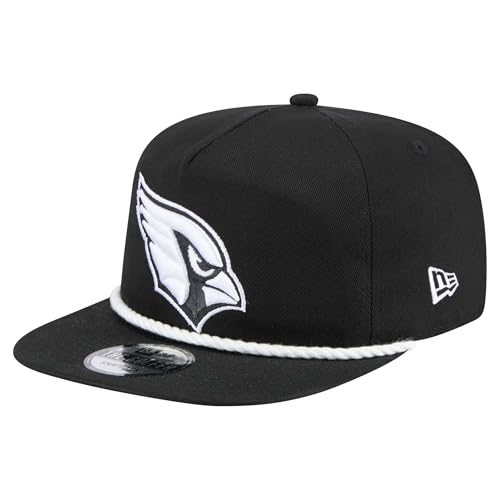 New Era Men's Black Arizona Cardinals B-Dub Golfer Snapback Hat