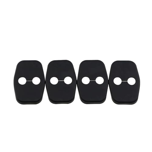 Cache serrure porte voiture Peugeot en noir lot de 4 couvercles loquet de protection