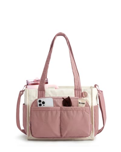 Image of BAGSMART Tote Bag for Women, Puffy Laptop Work College Shoulder Handbag