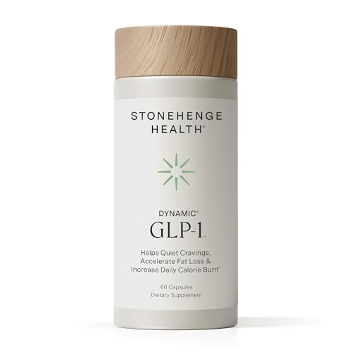 Stonehenge Health Dynamic GLP-1 Nutrition Support Supplement for Women Men 550mg Berbevis Berberine 10x Better Absorbed Akkermansia DNF-10 Capsifen Support Appetite Gut Health - 60 Veg Caps