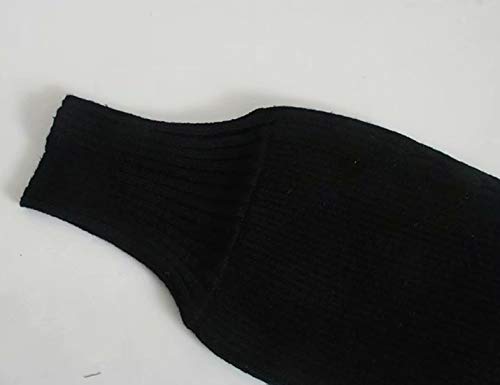 Uaneo Womens Super Cropped Sweater Turtleneck Long Sleeve Bolero Shrug (Black, S) #TOP5
