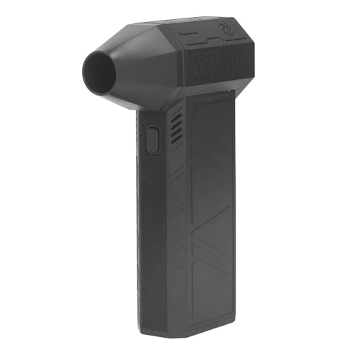 Wisoqu Compressed Air Duster, Super Powerful Turbo Fan, 130000RPM Handheld Electric, 3 Gears Portable Brushless Motor Air Blower for Dust Snow Blowing