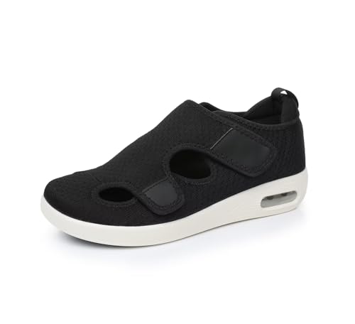 Extra Wide Diabetic Sandals & Women - Adjustable Strap Air