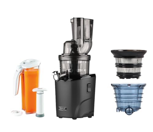 Kuvings - Extracteur de jus REVO830 + kit sorbet & smoothie + kit de conservation de jus sous vide - Noir