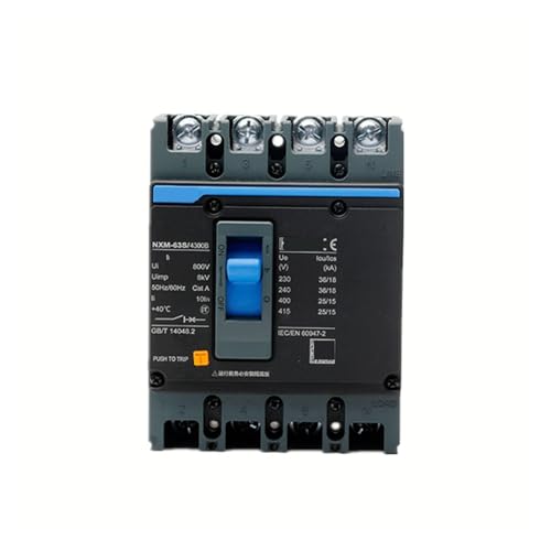 Disyuntor de caja moldeada NXM-63S/3300 protege circuitos de fallos