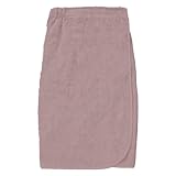 Installation facile Soleil d\'ocre, Paréo de Bain en Coton 82x160 cm Lagune Rose