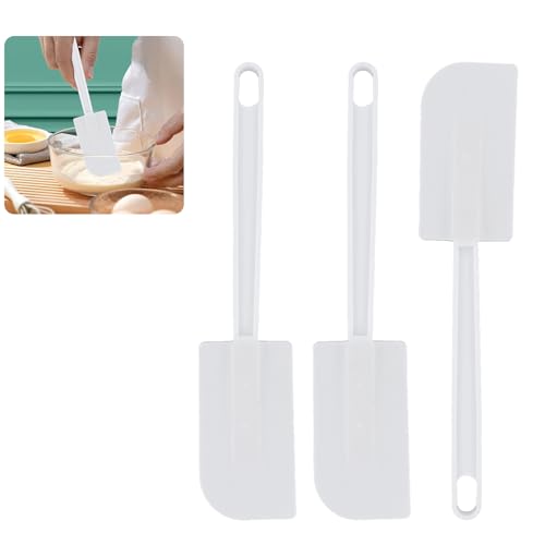 3 Pezzi Spatole in Silicone, Spatola da cucina, Spatola per Dolci, Resistenti al Calore, Utensili da Cucina per Cuocere e Miscelazione